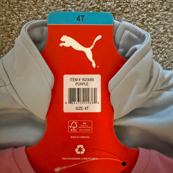 Puma Purple and Light Blue Kids' Outfit - Picture 3 of 3